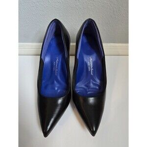 Antonia Saint NY Victoria High Heel Black Pumps Pointed Toe Stiletto size 7